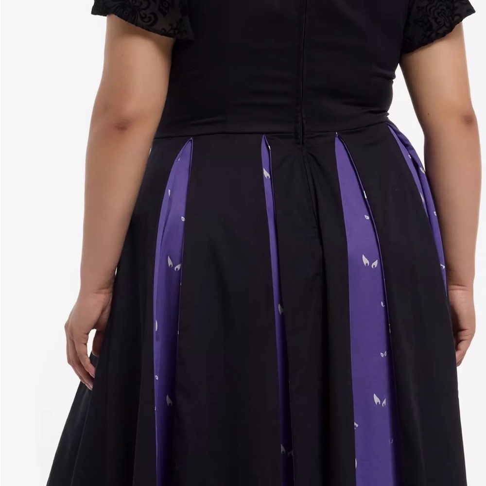 Her Universe Black and Purple A-Line Skirt - Picture 3 of 3